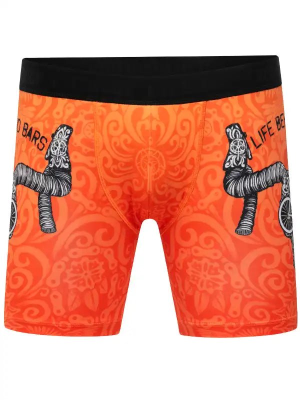 Life Behind Bars Orange Men s Performance Boxer Briefs Cycology