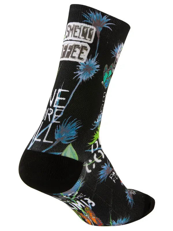 Gangsta Black Cycling Socks