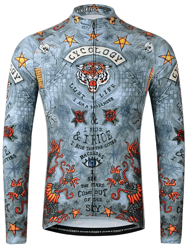 City Of Angels Men's Winter Long Sleeve Jersey - Cycology Clothing UK