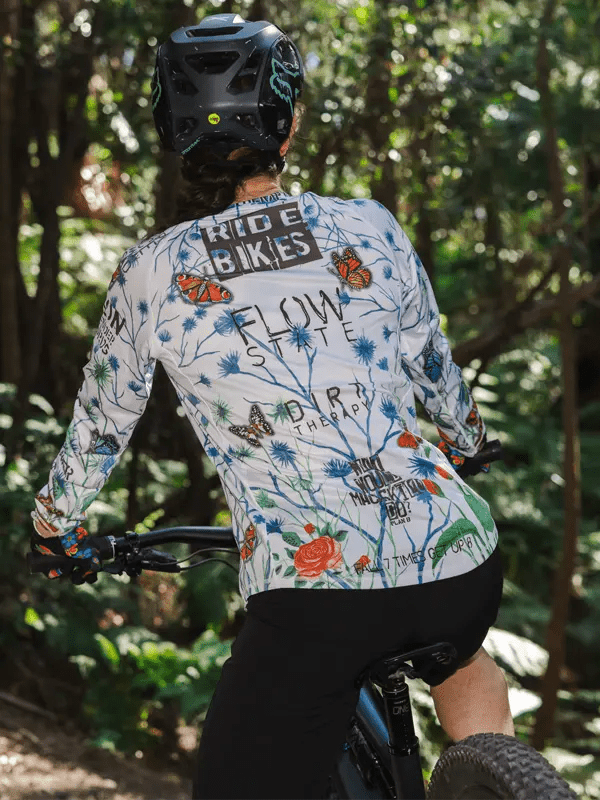 Gangsta Women's Long Sleeve MTB Jersey - Cycology Clothing UK