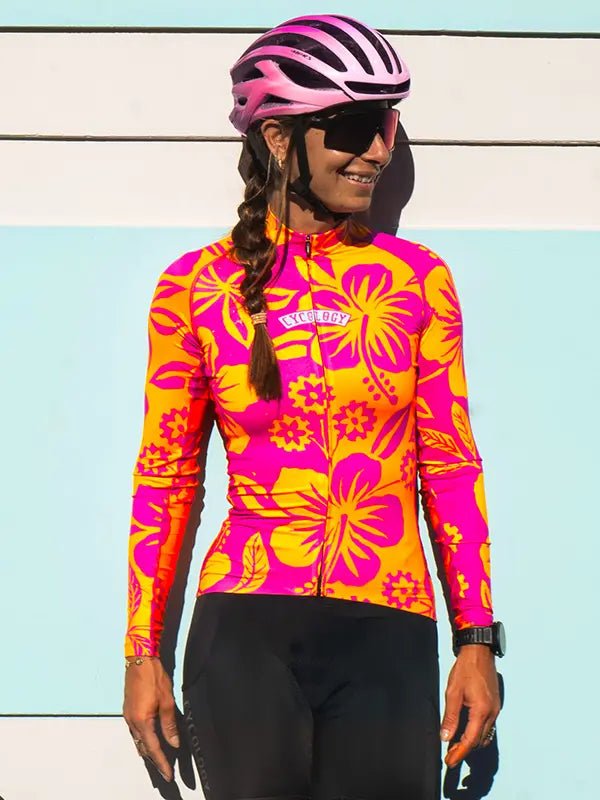 Oahu Women's Summer Long Sleeve Jersey - Cycology Clothing UK