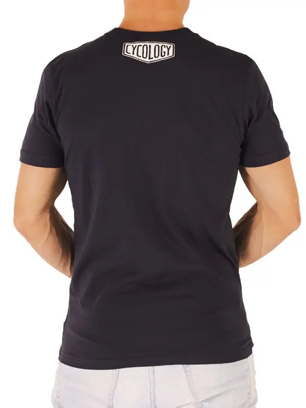 Ride T Shirt Navy - Cycology Clothing UK