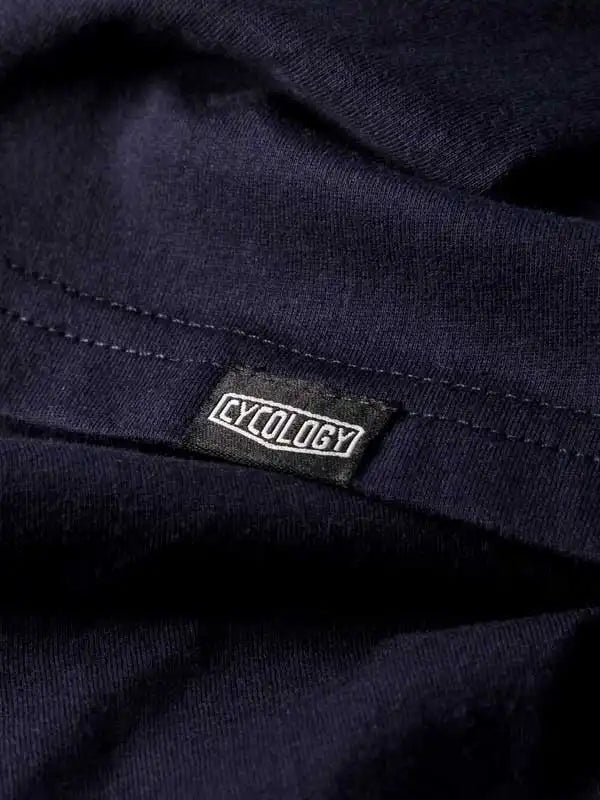 Ride T Shirt Navy - Cycology Clothing UK