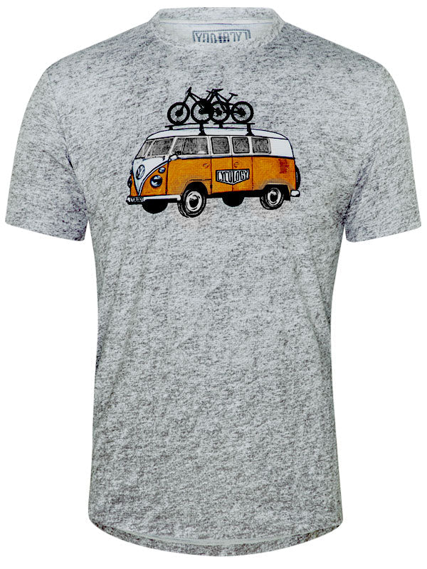 Road Tripping MTB Men's Technical T - Shirt - Cycology Clothing UK