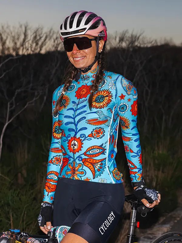 Tijuana Women's Winter Long Sleeve Jersey - Cycology Clothing UK