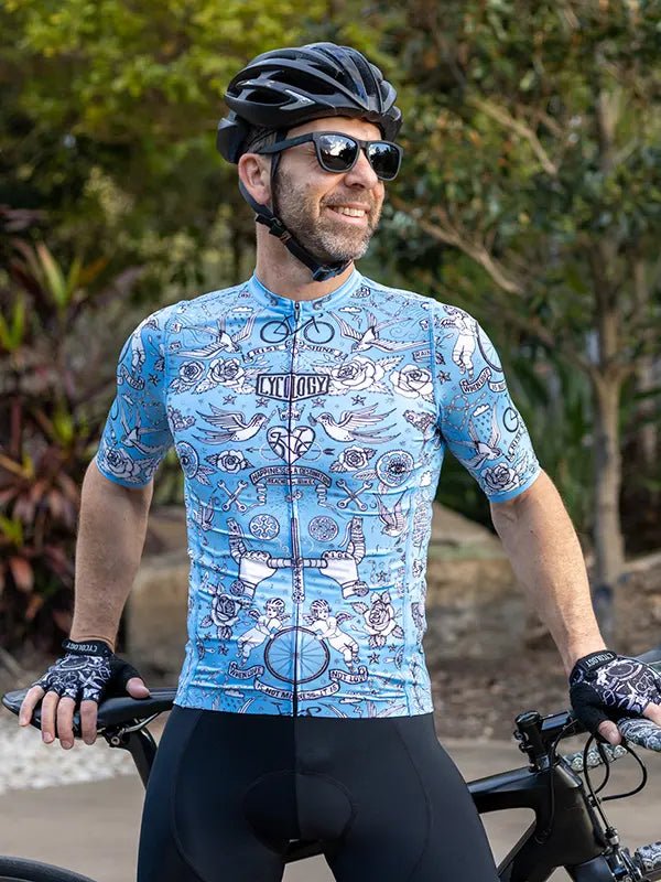 Velo Tattoo Men's Reborn Jersey - Cycology Clothing UK