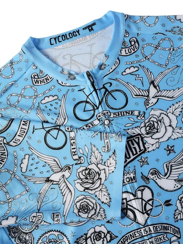 Velo Tattoo Men's Reborn Jersey - Cycology Clothing UK