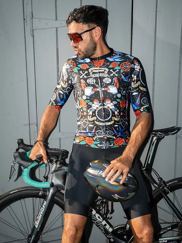 Velo Tattoo OG Men's Reborn Jersey - Cycology Clothing UK