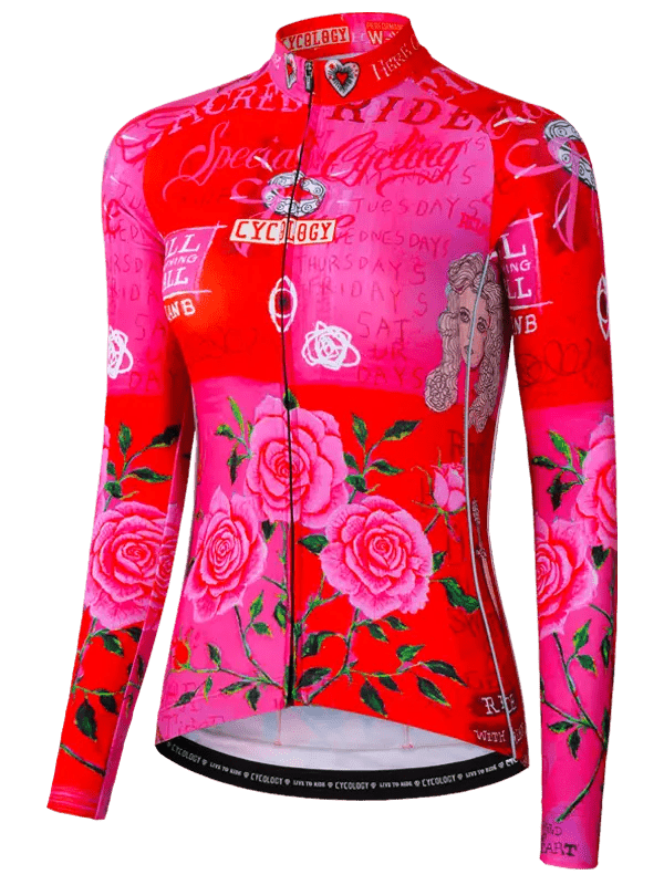 Zadie Women's Winter Long Sleeve Jersey - Cycology Clothing UK