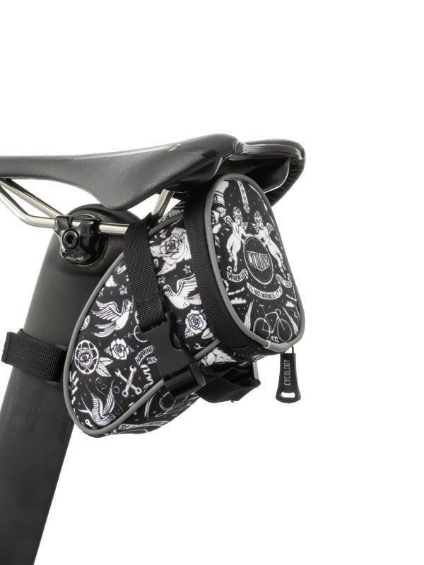 DaMohony Bike Seat Bag Water Bottle Holder Waterproof, Bicycle Saddle Bag  Under Seat Cycling Wedge Storage Bag for Mountain Road Bikes : Amazon.co.uk:  Sports & Outdoors